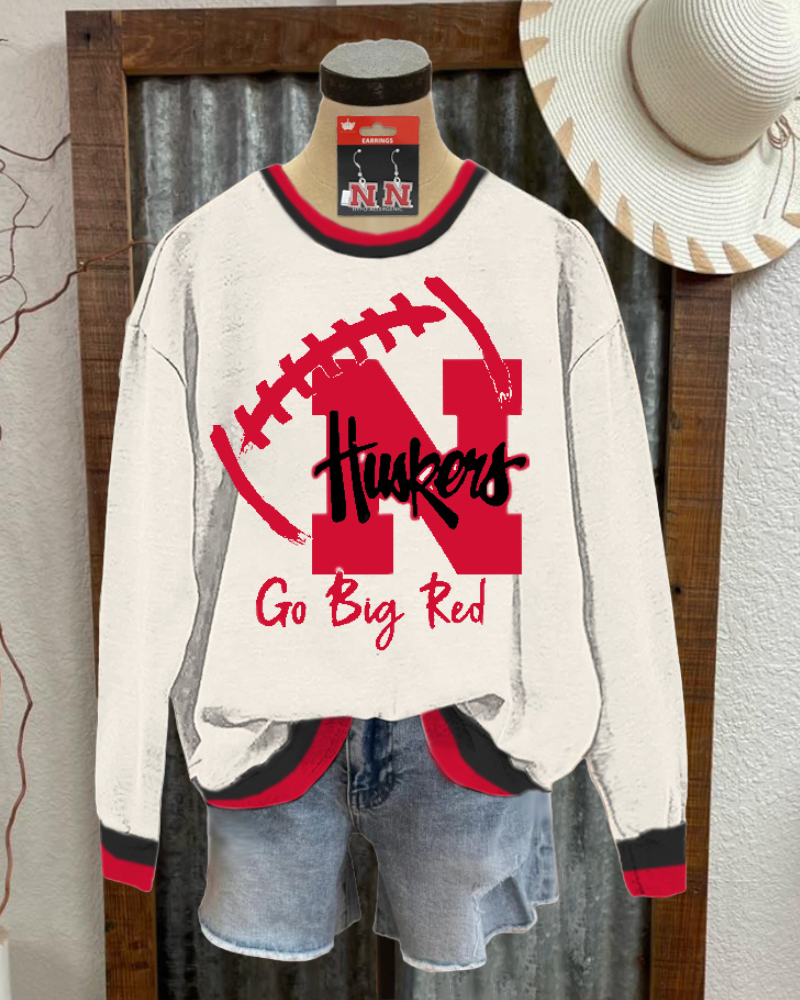 Nebraska Huskers Football Sweatshirt